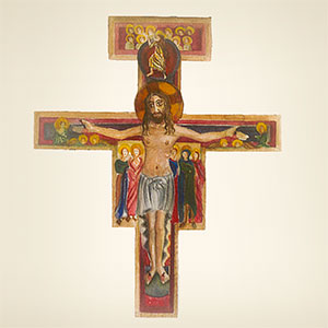 St Francis of Assisi -  calligraphy detail